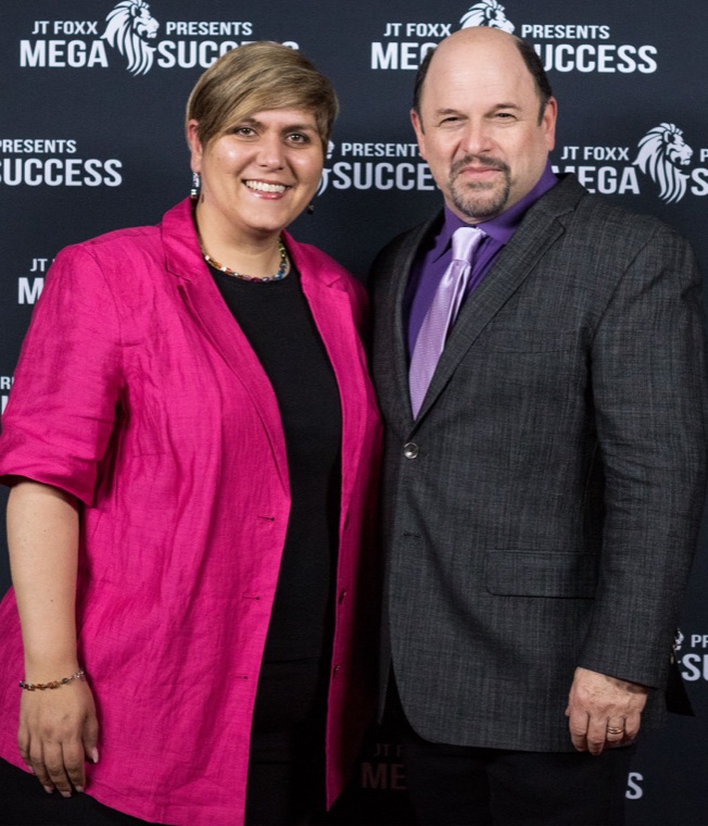 Dr Yasemin with Jason Alexander